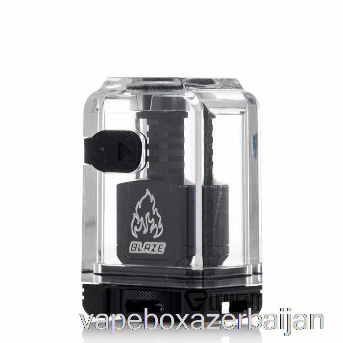 Vape Azerbaijan Thunderhead Creations Blaze Bridge Boro Tank Silver Black